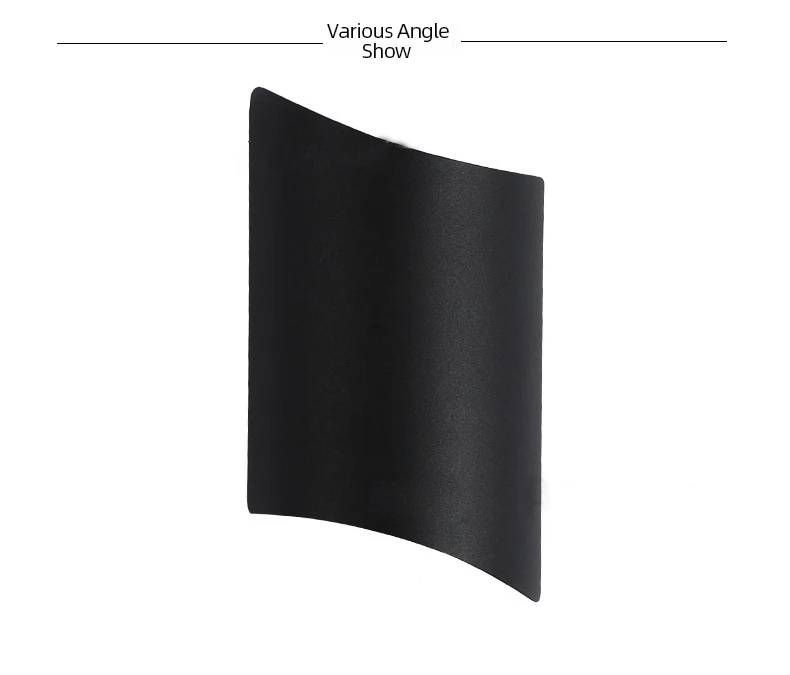 10W led outdoor wall lamp stylish simple irregular garden wall lamp waterproof double head wall lamp