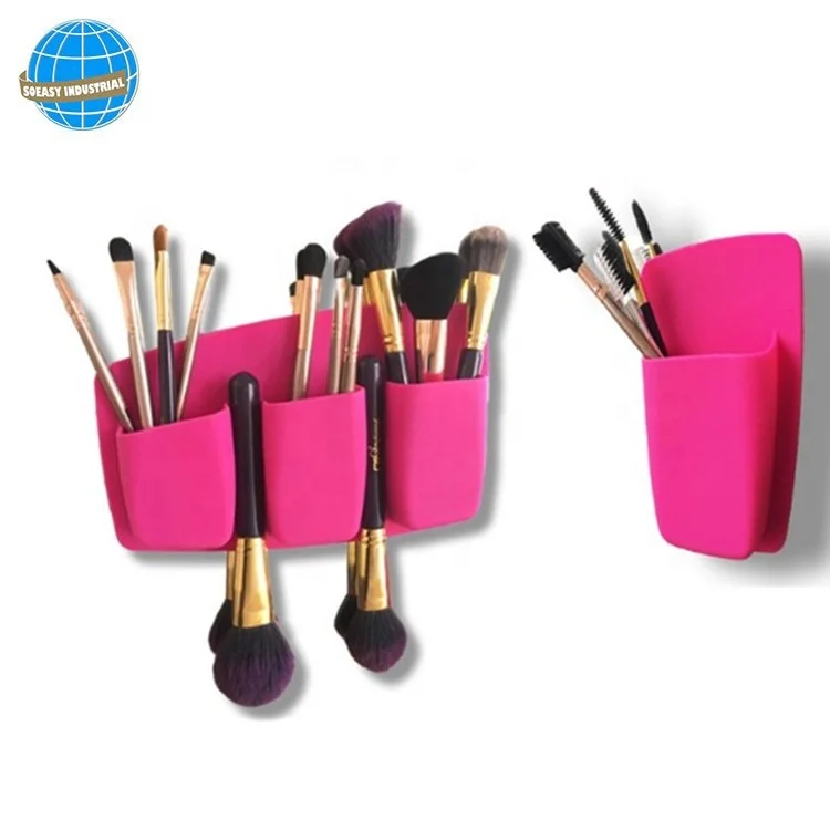 portable makeup brush holder