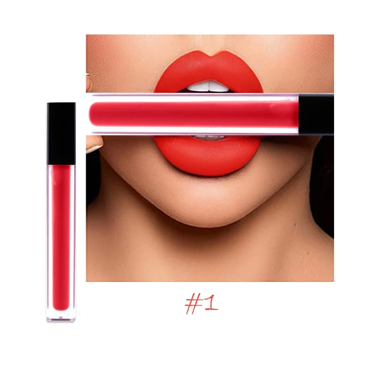 

Painless Lipstick Vendor Wholesale Natural Matte Lipgloss Liptint Vegan Lip Gloss, 10-color all natural lip gloss