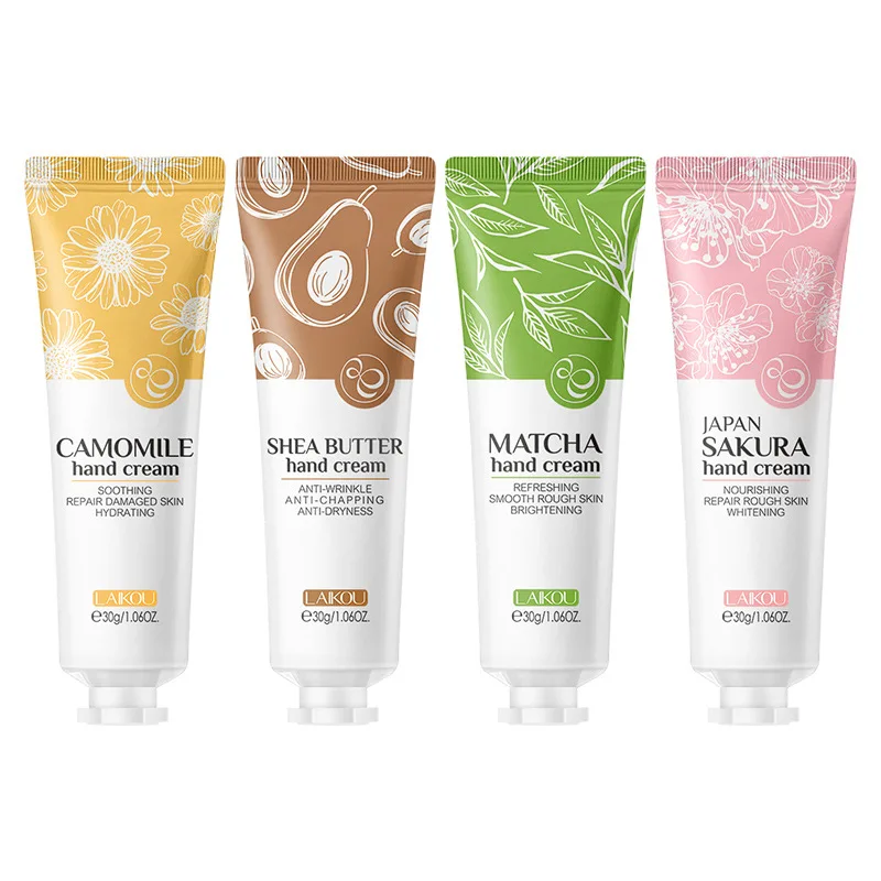 

Wholesale handcream products moisturising hand cream Shea Butter Sakura Matcha hand lotion cream