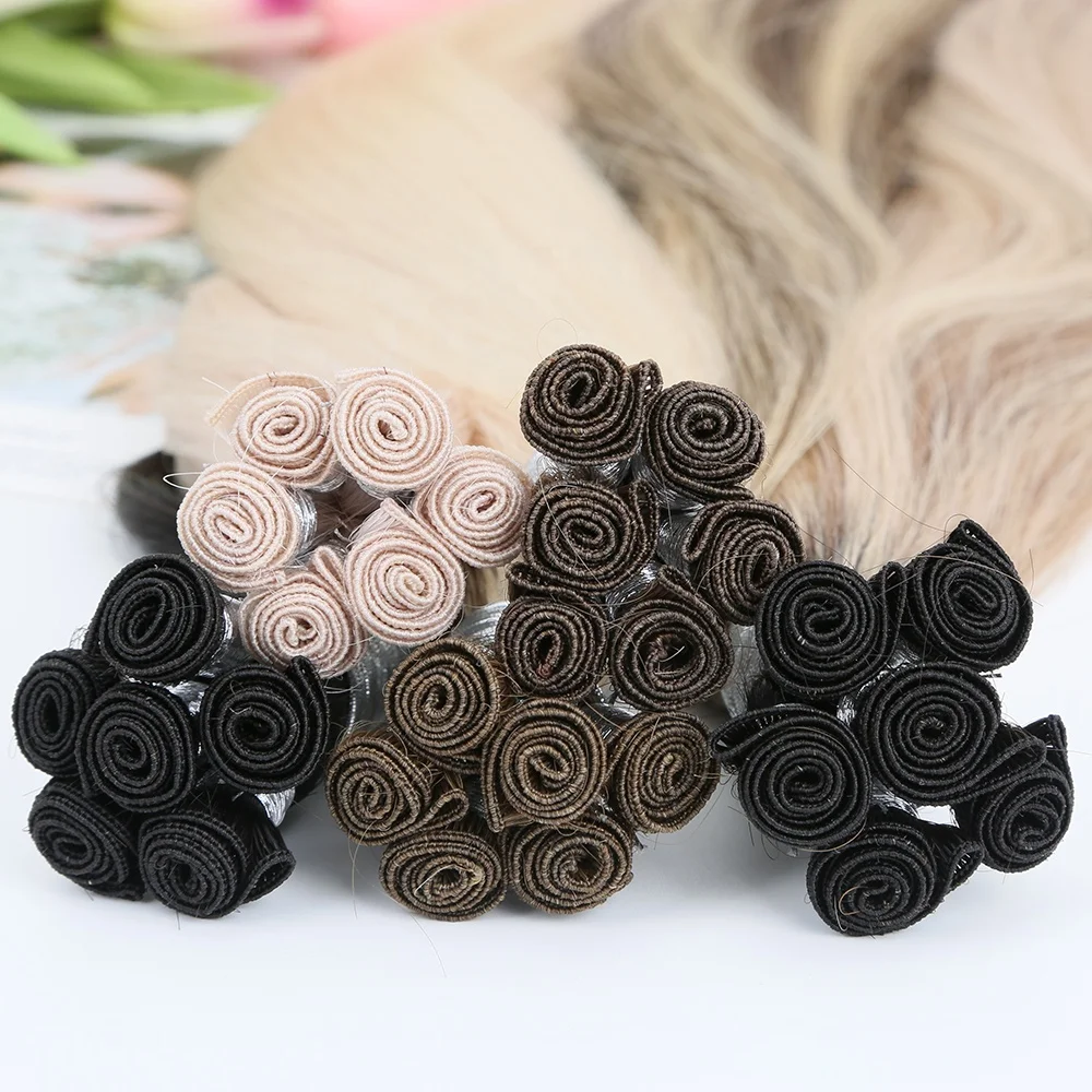 

Instant shipping hair extension super double drawn virgin european remy human hair hand tied weft