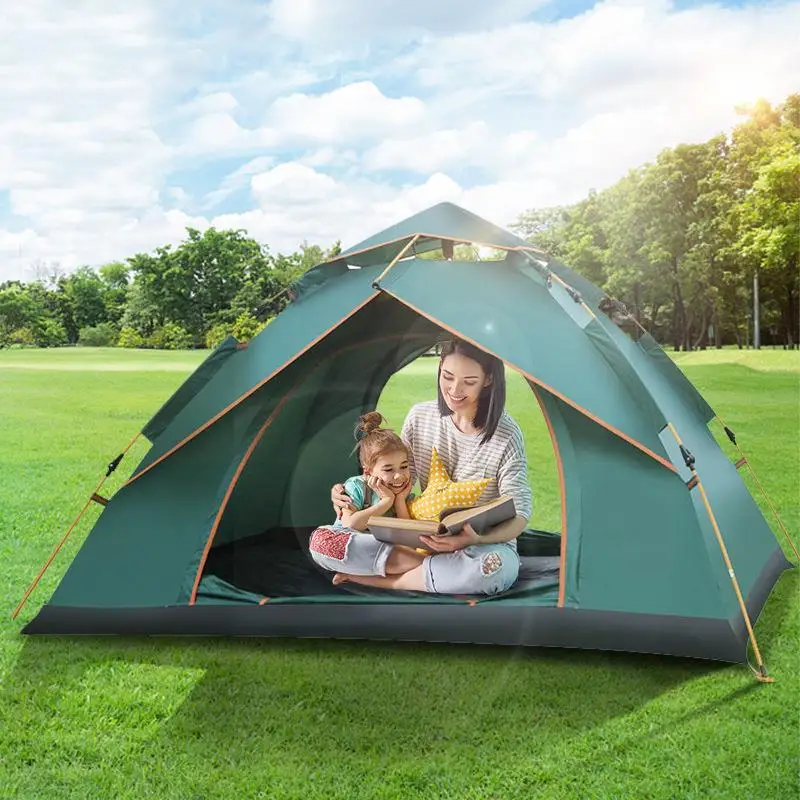Wholesale Camping Gear Family Luxury Outdoor Tents Off Ground Big Camping Outdoor Fishing Tents, Water blue, dark green