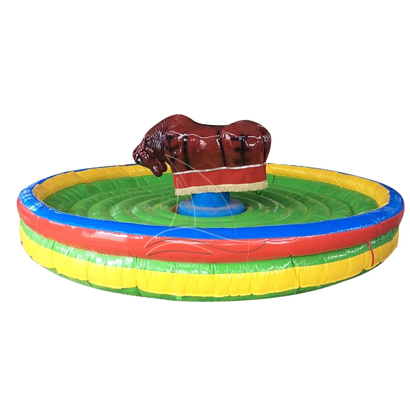 

Cheap amusement park rides game bull fighting inflatable mechanical rodeo bull riding machine for sale, Customized color