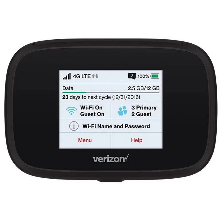 Verizon jet cheapest pack never used 4g LTE Mobile hotspot model #890L global ready