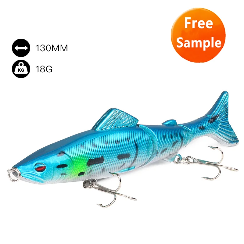 

Wholesale 18g Fishing Lures For Bass Trout Multi Jointed Swimbai, 8 colors