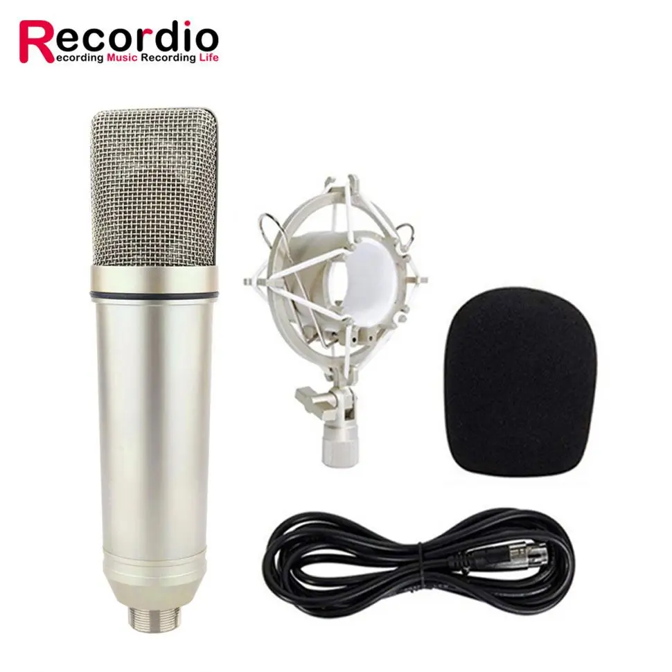 

GAM-U87 Plastic Microphone-Omnidirectional With Great Price, Champagne/ black