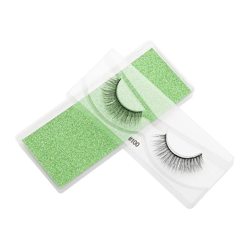 

Lashes 3D Faux Mink Wholesale Vendor with Custom Box 25 MM Fluffy Long Thick Eyelashes Wispy Private Label Russian Strip Eyelash, Black