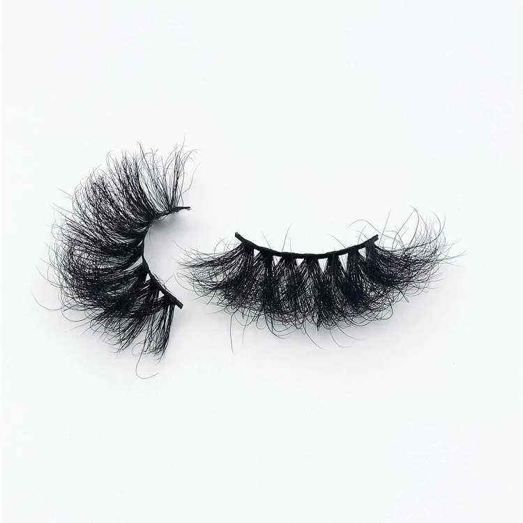 

Wholesale Dramatic 100% Real Fur False 25mm Mink Eyelash