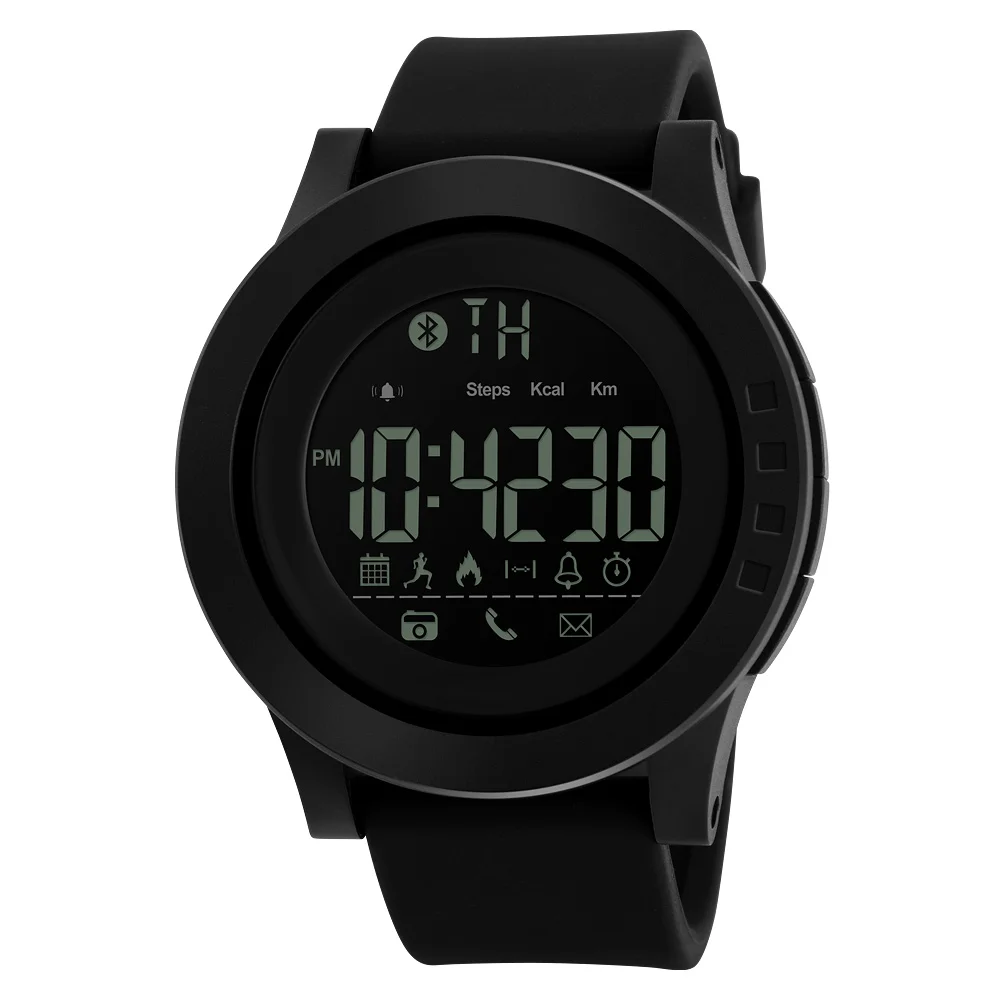 

China smart watch for android and IOS skmei water resistance pedometer watch, 3 colors