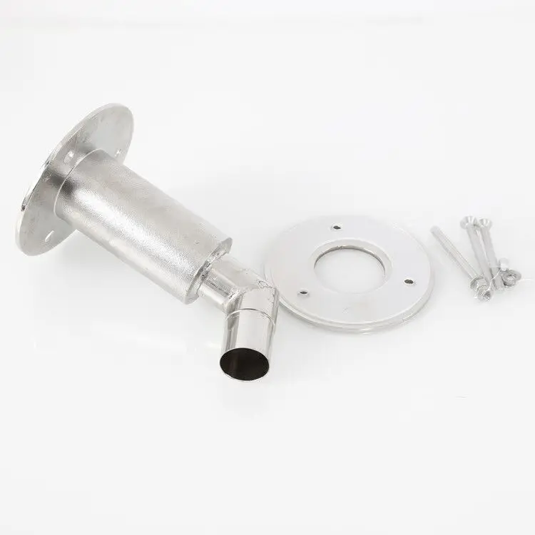 thumbnail image 2 of Chauffage Diesel Exhaust Fitting 316 Stainless Steel Thru Hull Exhaust Skin | 24mm Curved Tube For Diesel Parking Heaters Diesel Heater Exhaust Vevor Diesel Heater Accessories 2 of 9