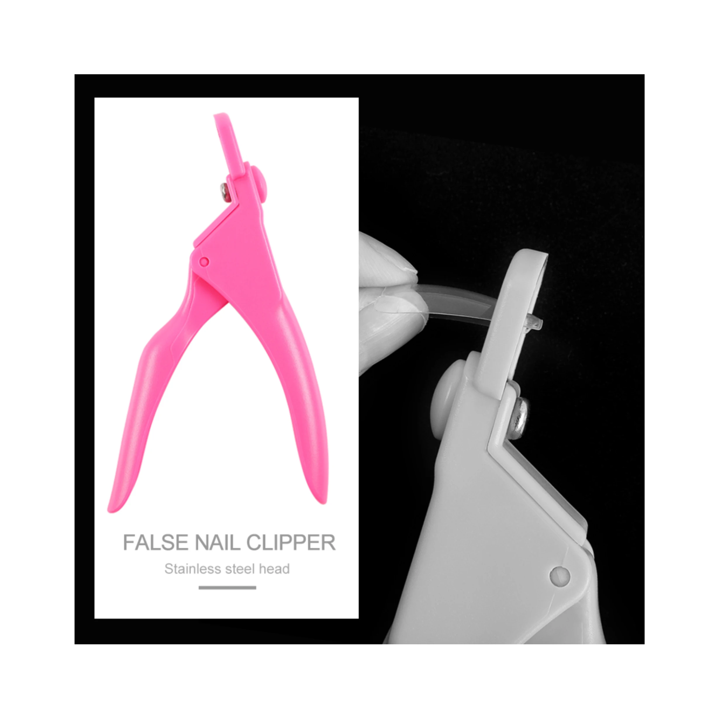 

COSCELIA Upgrade Nail Clipper Cuticle Remover Nipper Cutter Nail Tools Stainless Steel TOE Finger, Pink