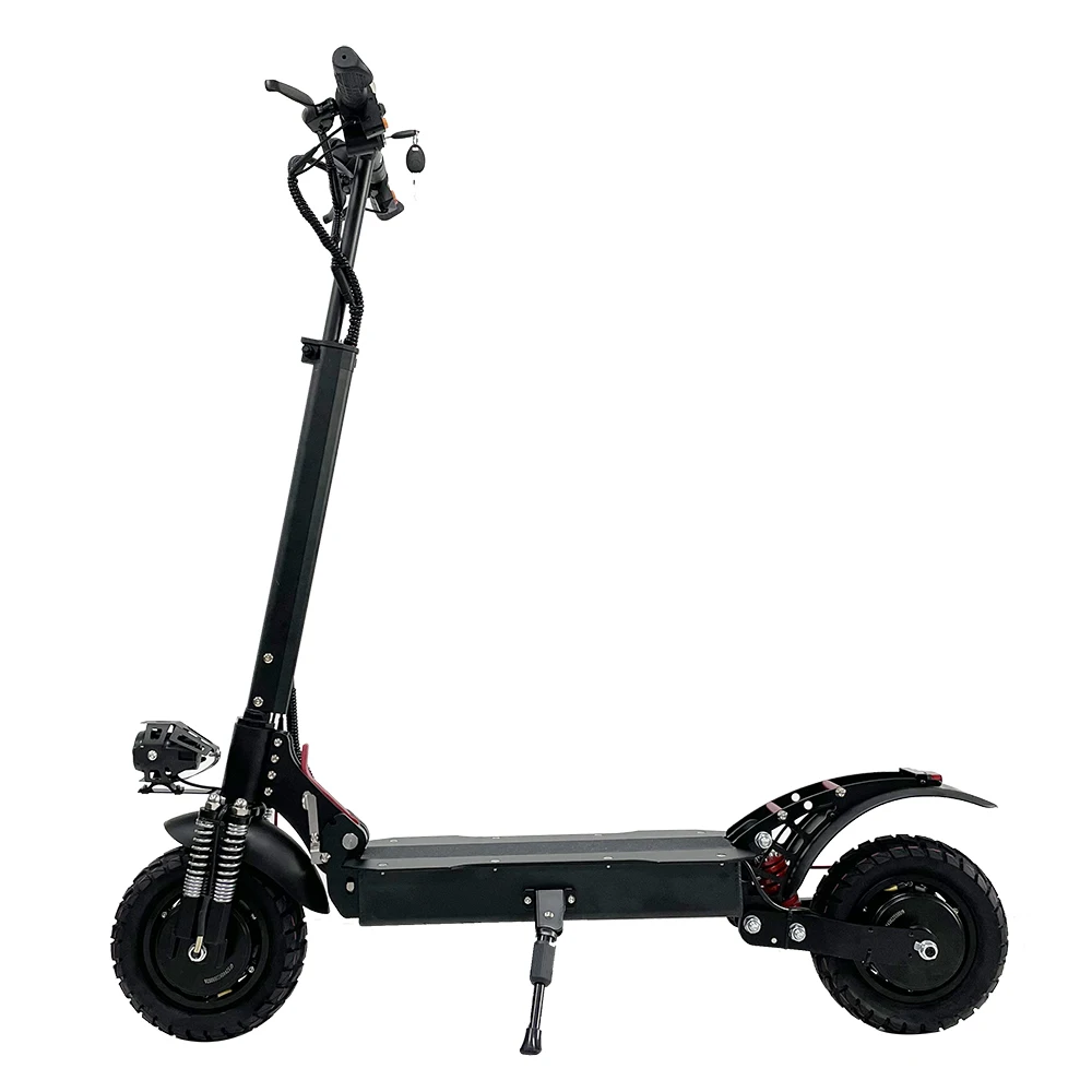 

10 inch Tire 70km 55km/h Off Road Scooter Strong Power 1200W*2 Dual Motor Scooter