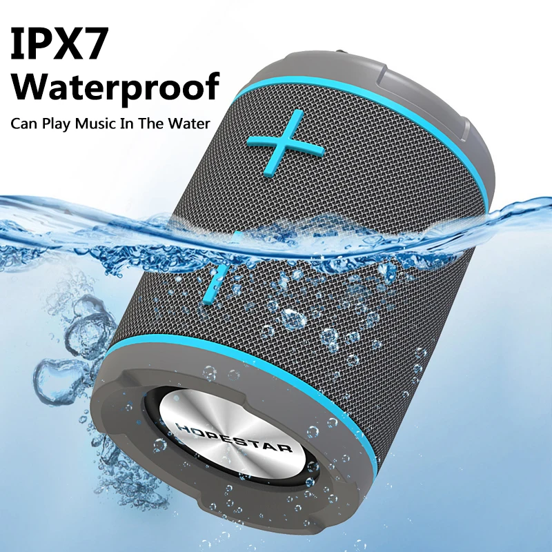 

HOPESTAR P1 IPX7 waterproof FM radio speaker new portable outdoor bicycle 10W wireless speakers, Multi colors