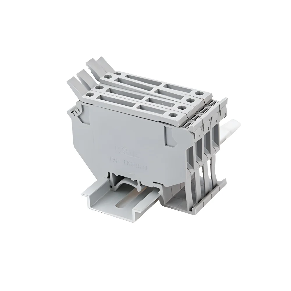 

UK5-HESI Gray Din Rail Fuse Terminal Blocks Connector Screw Type Fuse Holder