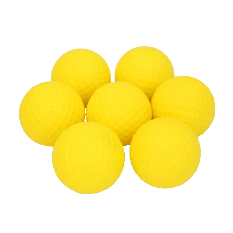 

Factory Custom PU Foam Golf Ball Sponge Indoor Practice Training Golf Balls, Color