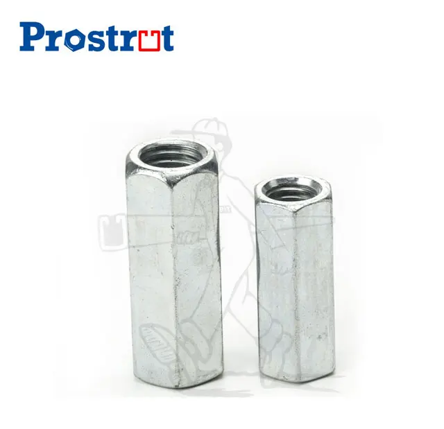 Stainless Steel Coupling Nuts, Threaded Rod UNC, 1/2-13 X 5/8 x 1-1/4
