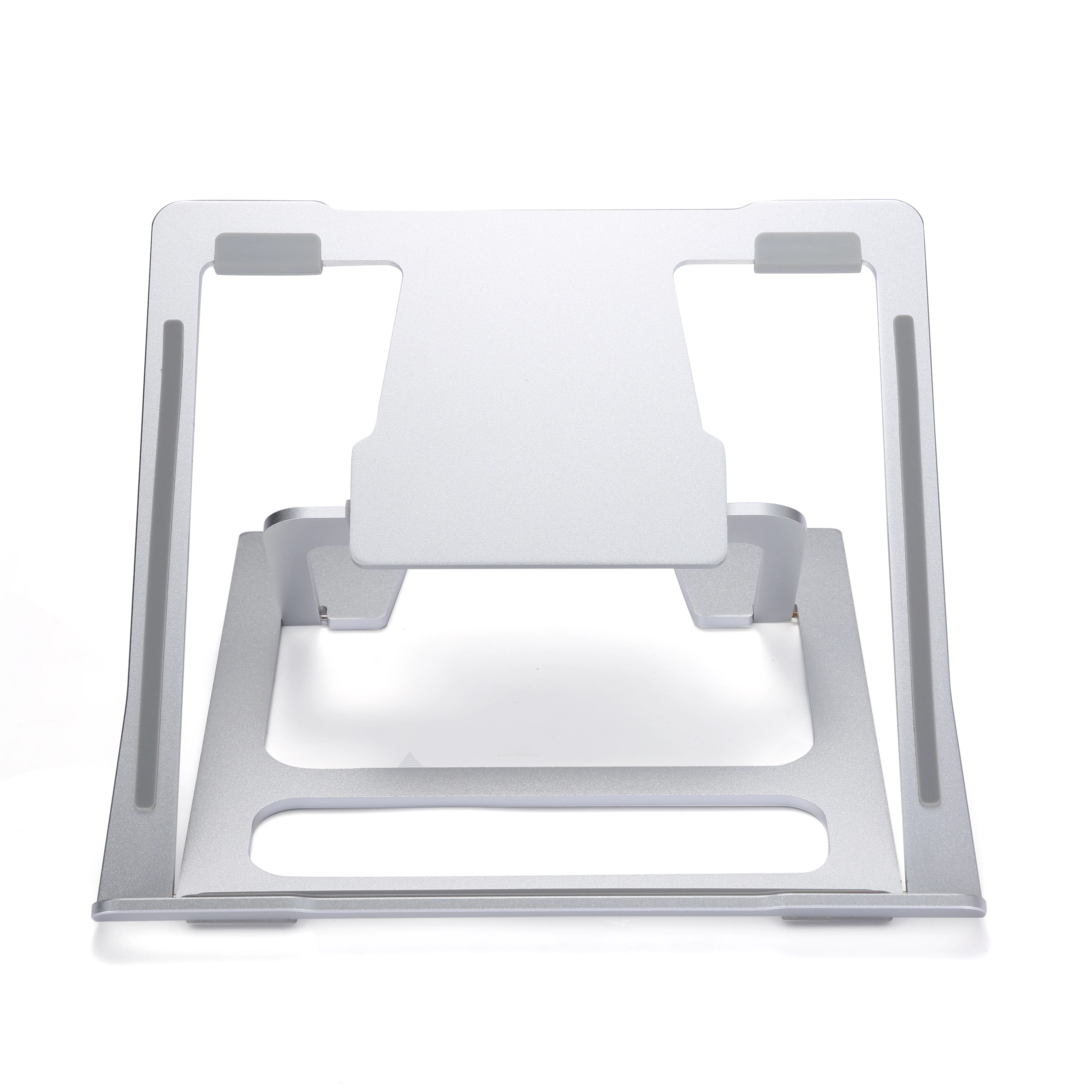 

Portable adjustable foldable Laptop Stand Foldable Support Base Notebook Stand Lapdesk Computer Laptop Holder, Silver/black (accepted custom)