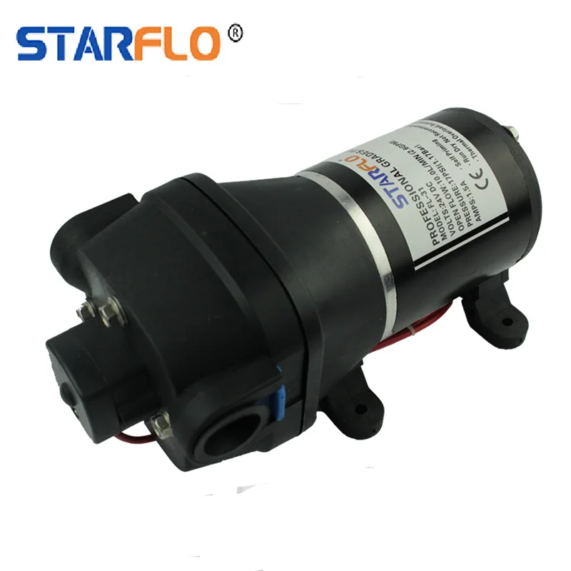 

STARFLO factory price FL-31mini diaphragm pump 24V DC 10LPM 17PSI portable electric marine water pump for caravan