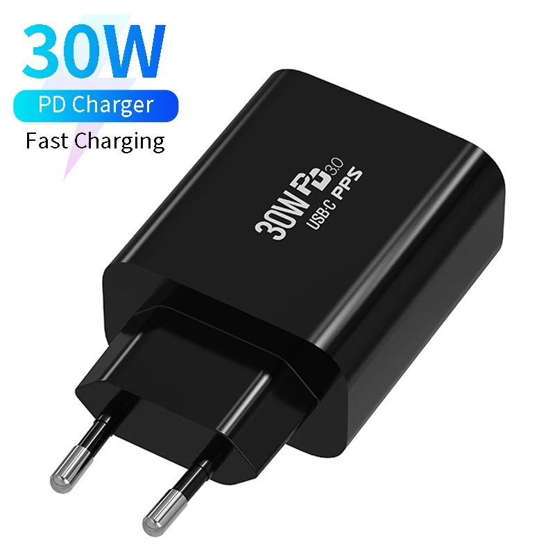 

HUNDA light PD 30w home charger USB Type C fast charging universal charger for cell phones