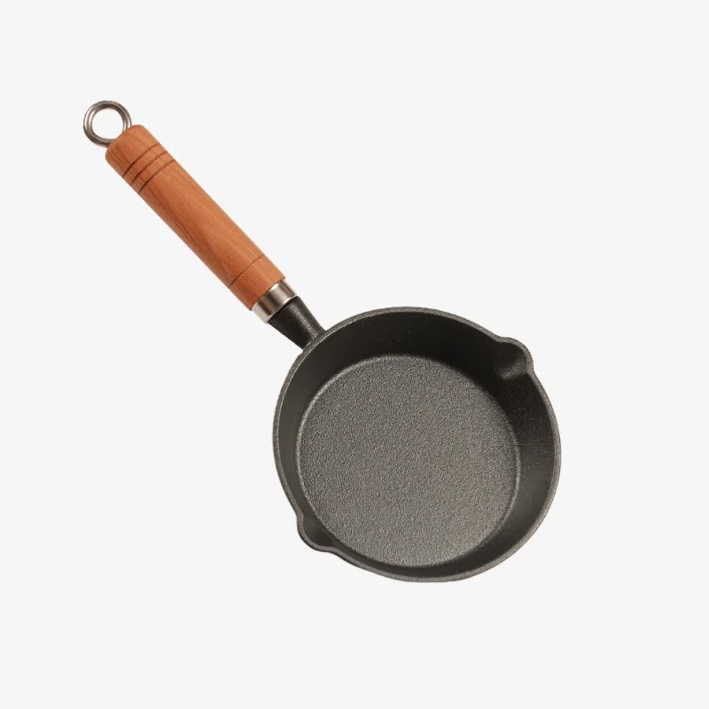 

Hot Selling Family Expenses Non-stick Cast Iron Nonstick Mini Breakfast Frying Pan Kitchen Frying Pan, Black