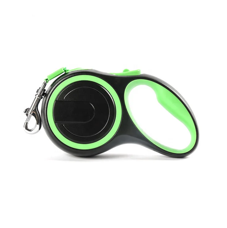 

Strong multifunctional nylon custom printing smart led retractable dog leash with flashlight webbing with carabiner, Green, blue, red, white, black