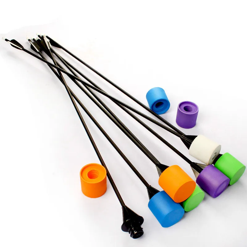 

Outdoor EVA sponge safety arrows fiberglass shaft exchangeable arrowheads broadhead tag cs game funny shooting hunting archery
