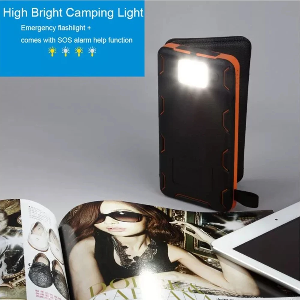 Foldable 10000mah High Efficiency solar mobile phones power bank Qi Wireless charging PowerBank - ANKUX.COM