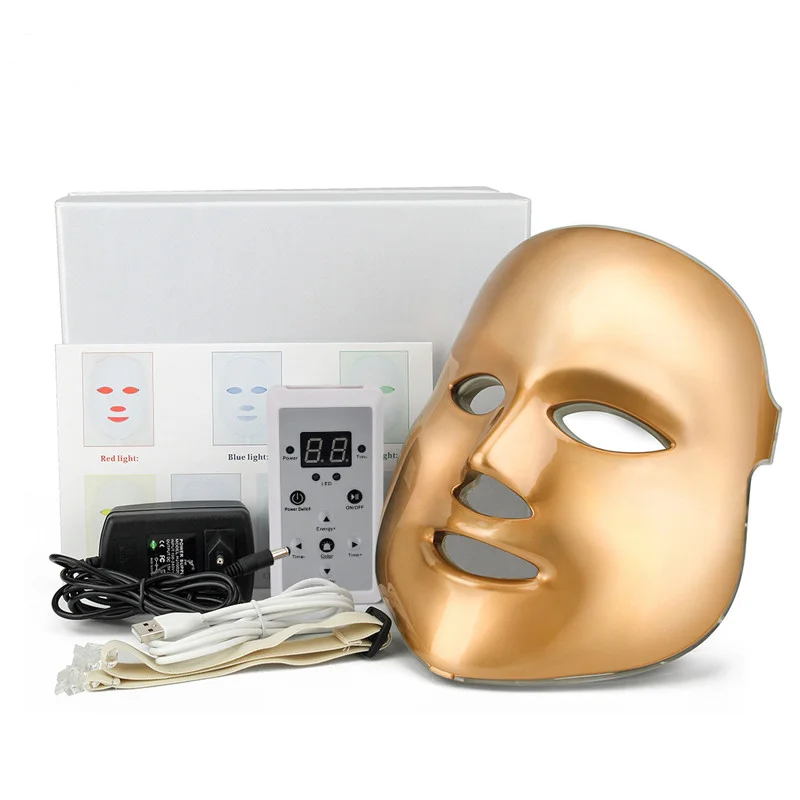

7 Colors Face Mask Machine Photon Therapy Light Skin Care Wrinkle Acne Removal Facial Multifunction Beauty Equipment