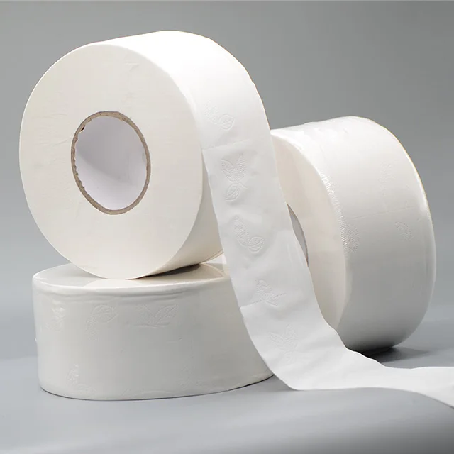 

Toilet Paper Factory Wholesale Price Soft Jumbo Paper Roll Wood Pulp, Natural white