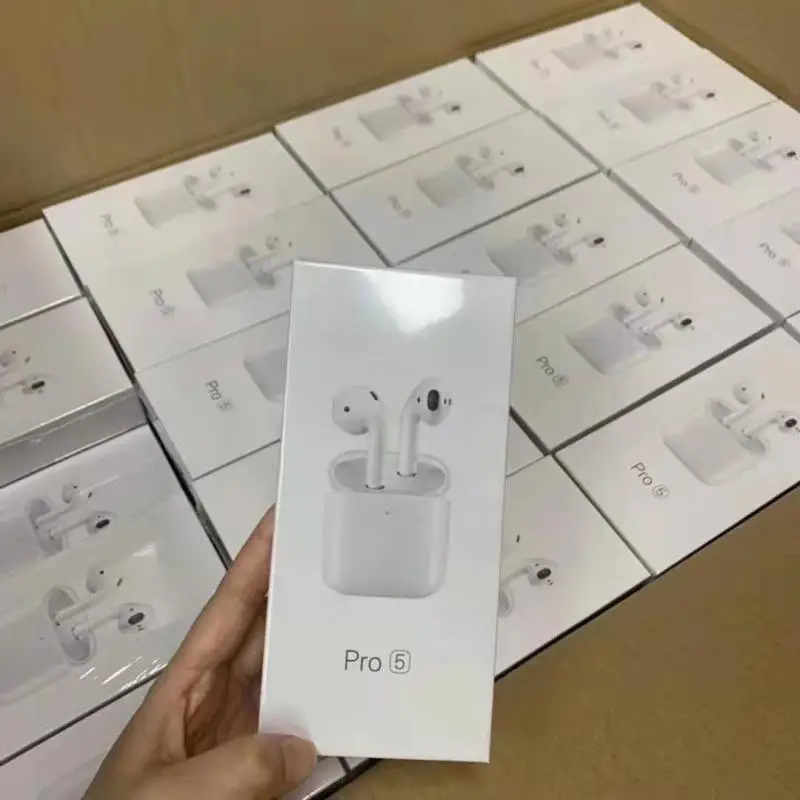 

Pro 5 Earphone Wireless Air Pro 5 Earbuds Support Wireless Charging Siri Touch Control Gps Rename Earphone Air Pro 5 4 6, Accept customise