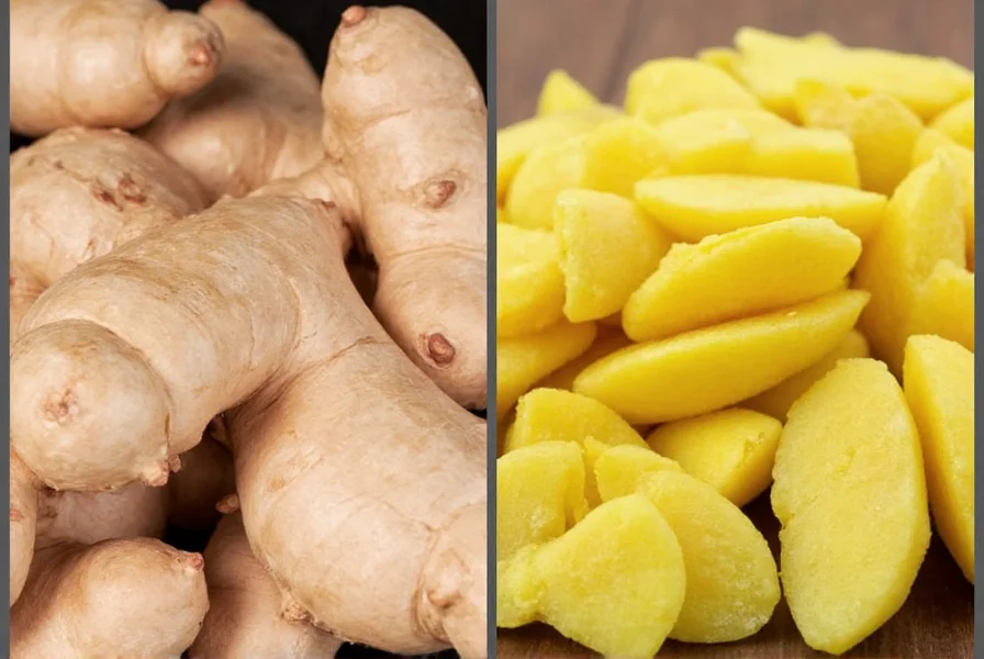 Man ginger used in traditional Southeast Asian cooking preparations