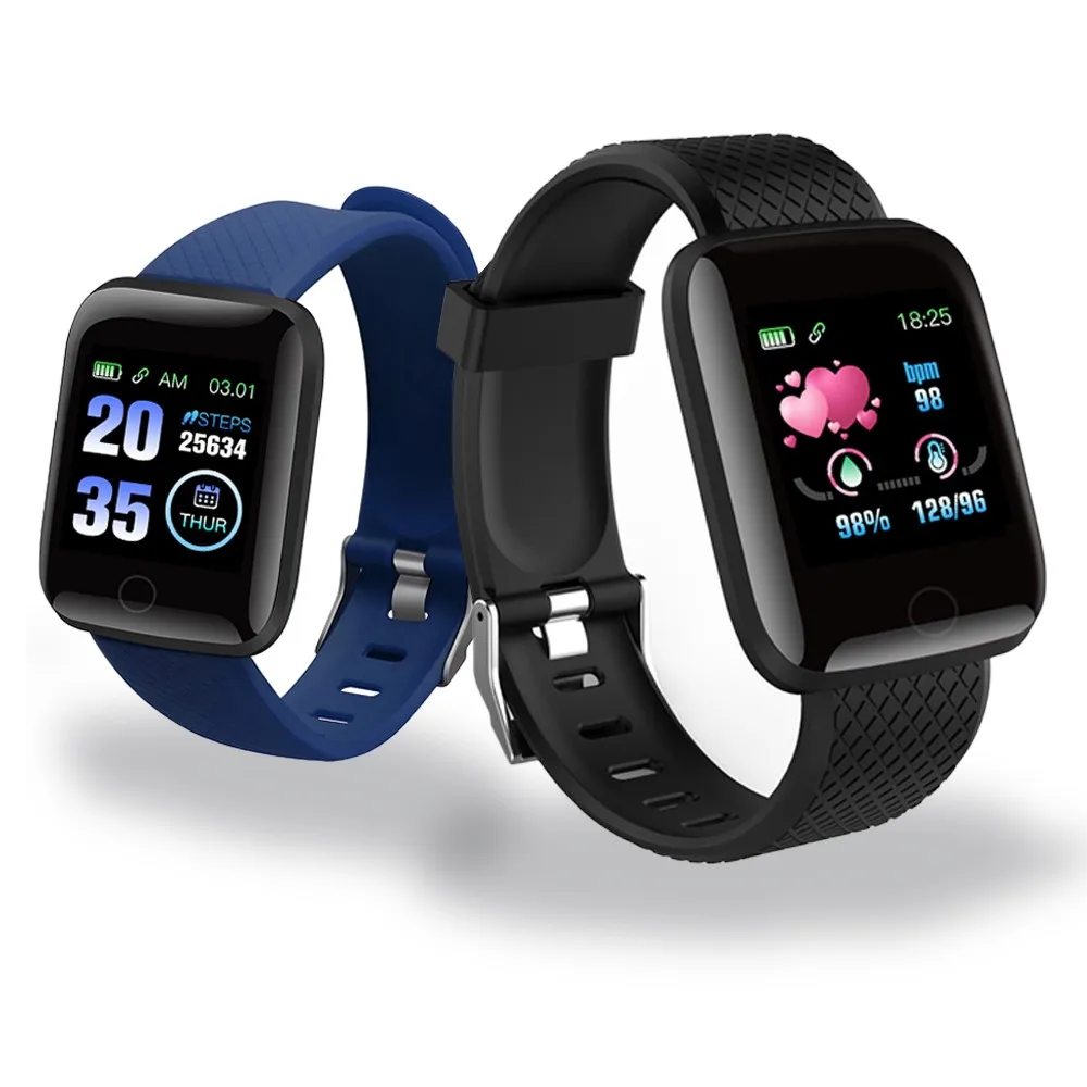 

D13 Smart Watches 116 Plus Heart Rate Watch Smart Wristband Sports Watches Smart Band Waterproof Smartwatch Android