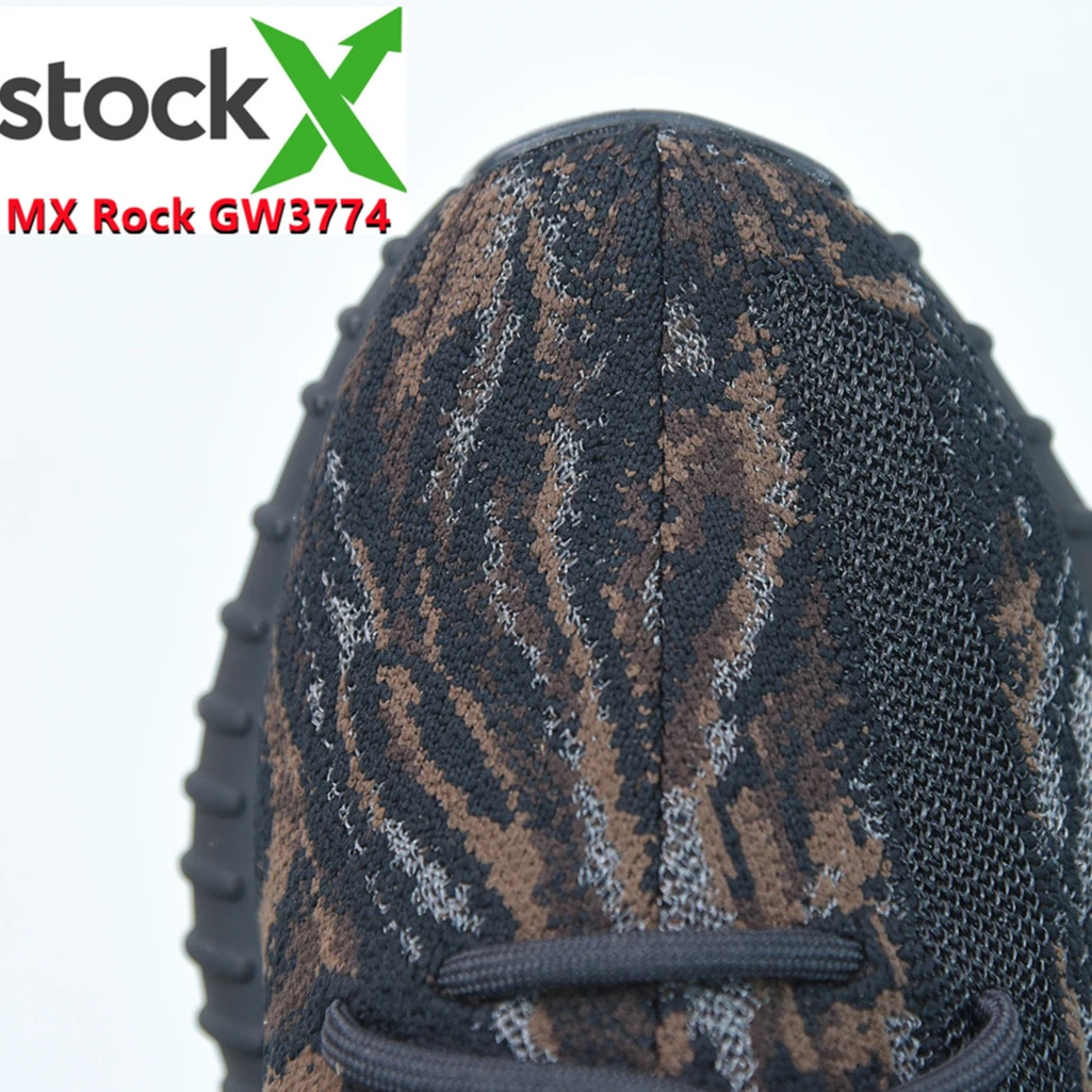 

original box top quality yeezy 350 v2 big sizes 48 49 MX ROCK OAT reflective fashion shoes yeezis slippers sneakers