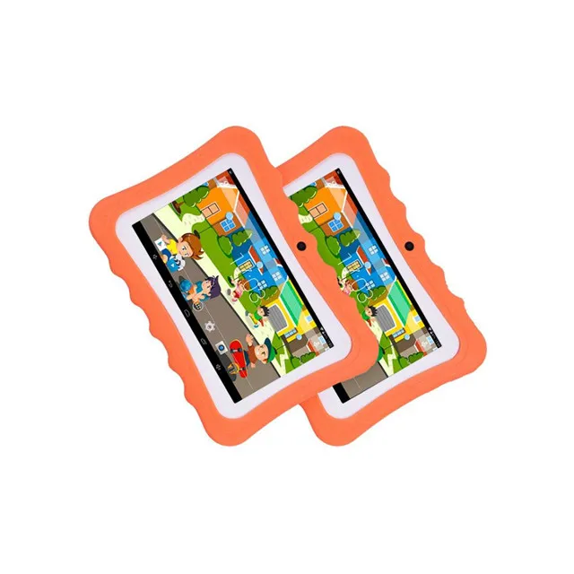

7 inch K7 Children Tablet PC Designed for Kids 8GB Quad Core Wifi Android Tablet Preinstalled Kids Early Education Games, Blue,pink,orange,green