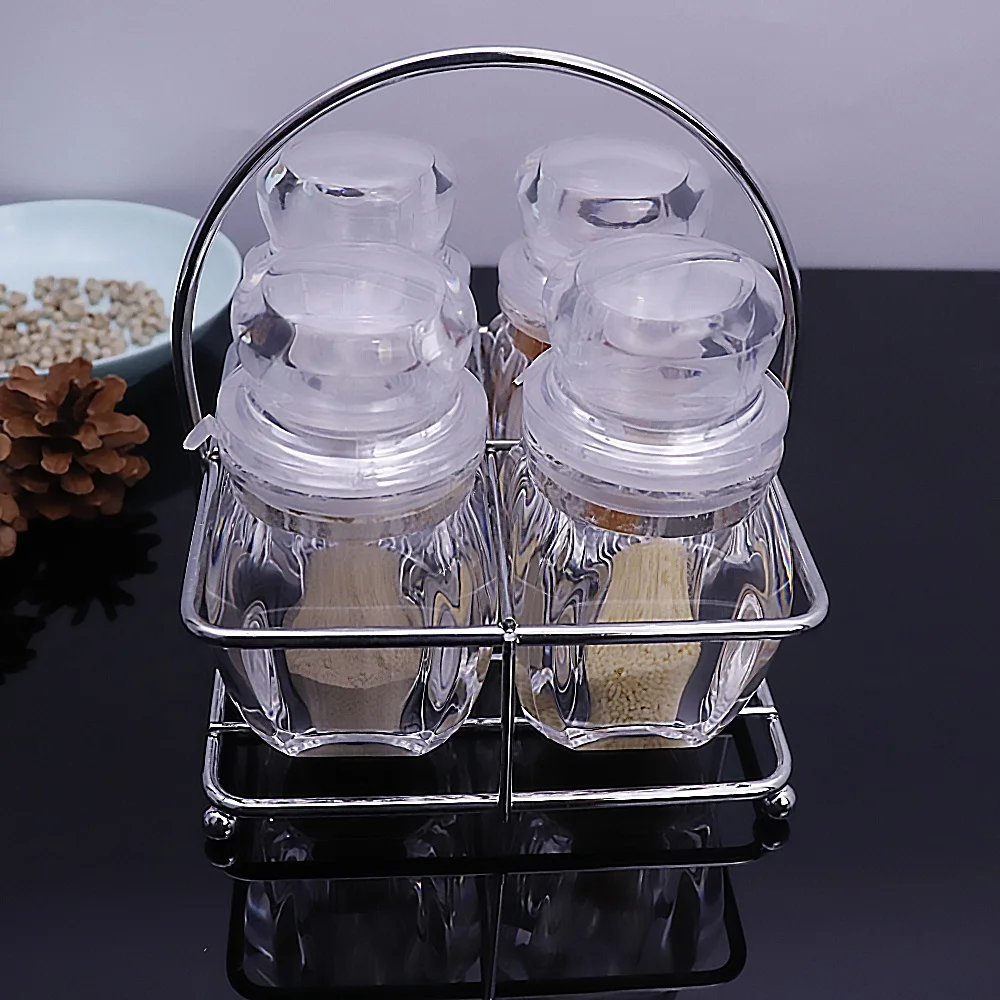 

Acrylic Salt Pepper Seasoning Condiment Bottle Kitchen Tool 2020 Spice Shaker, Clear