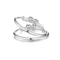 

Free Sample Dropshipping sterling silver adjustable kid bangle with baby charm and jingle bell