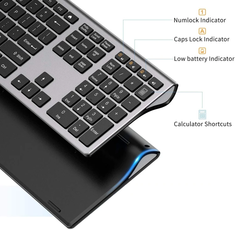 Shenzhen Factory Computer Accessories Cheap Wireless Keyboard and Mouse Combo