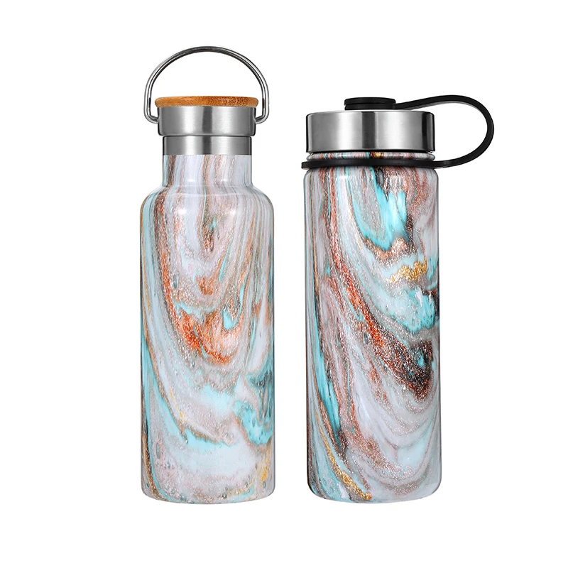 

Everich New Design free sample Double Wall Custom Logo wide mouth vacuum lnsulated drink kids stainless steel hot Water bottle, Customized colors acceptable