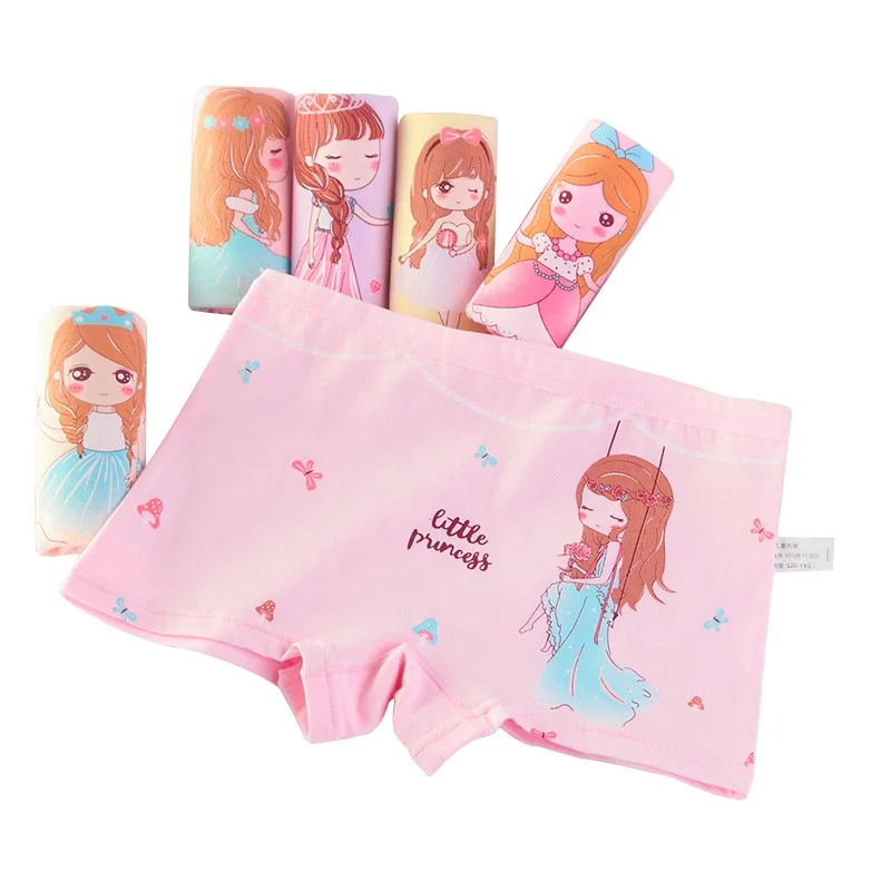 

Cartoon Princess 95% Cotton kids underwear Kids Panties, Five colors