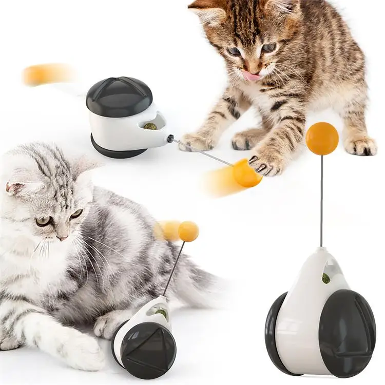 

Juguetes Para Gatos Jouet Pour Chat Luxury Smart Pet Interactive Balance Car Cat Toys, Pink,green,blue,yellow,black