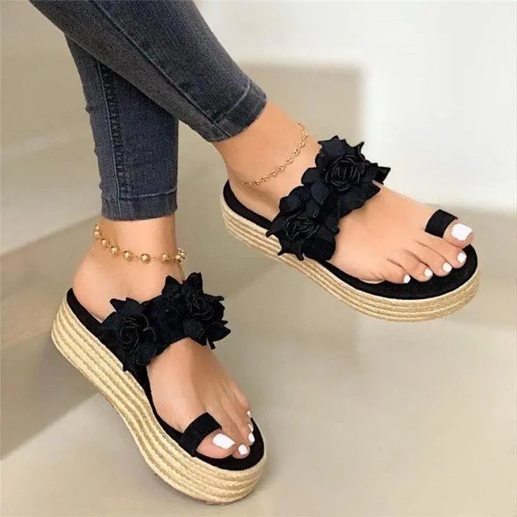 

Women's Casual Shoes Summer Fashion Slipsole Bohemian Slip-on Beach Slides Slippers Sandals Shoe Wholesale and Drop Shipping