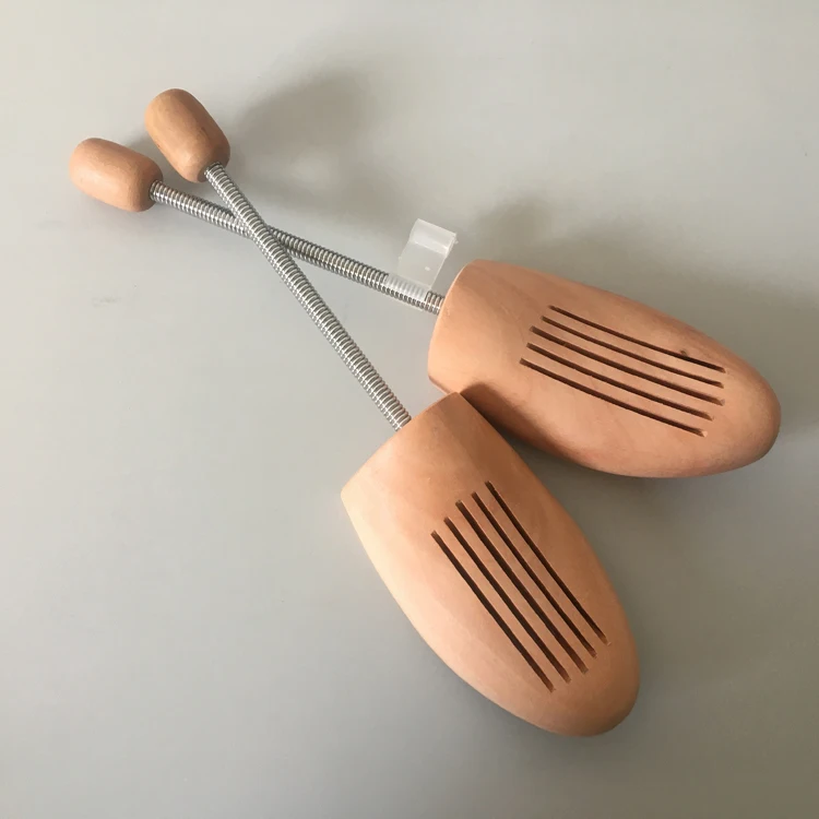 

promotion classic wooden 5 groove spring shoe tree/shoe keeper