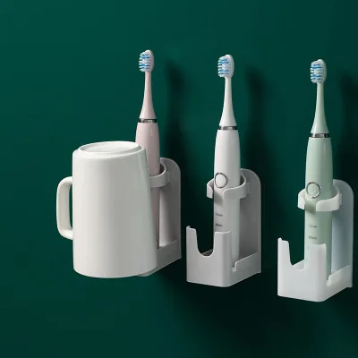 

Toothbrush Holder, Bathroom Self-adhesive Non-marking Toothbrush Holder, Punch-free Toothbrush Cup Holder