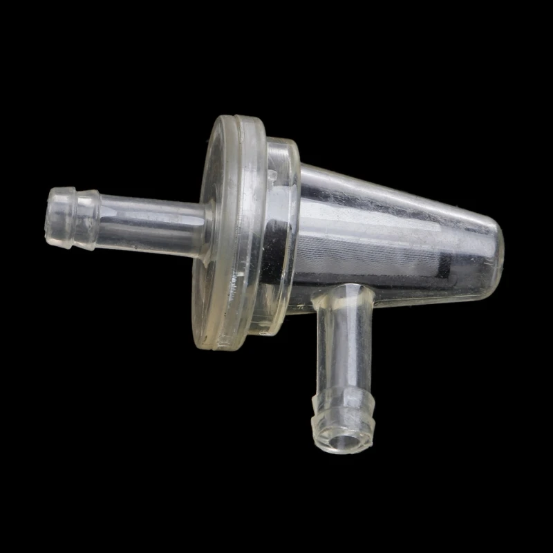 

1x Universal Motorcycle Right Angle Inlne Fuel Filter 1/4" 6mm Hose Lines