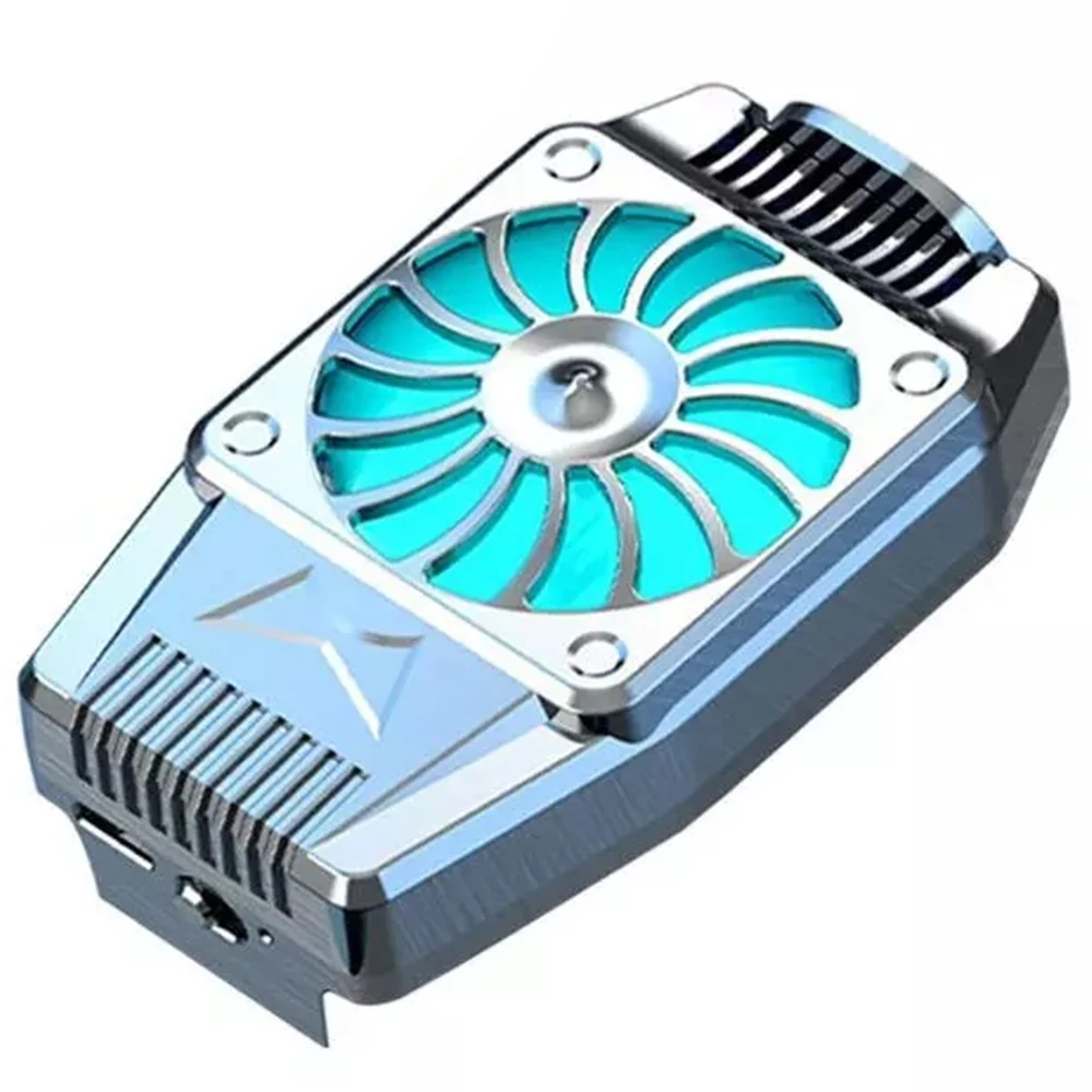 

Multi-functional Cooling Fan Smartphone Radiator Game Handle Phone Holder Mobile Phone Cooler with Cooling Pad