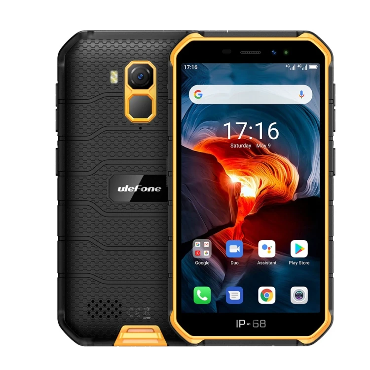 

Unlock 5.0 inch Android 10 Ulefone Armor X7 Pro 4GB+32GB Waterproof Rugged Mobile Phone for Christmas Gift