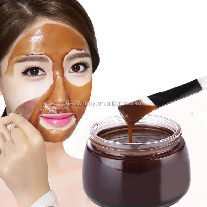 

Tearing mask Peel Mask oil control Blackhead Remover Peel-Off Dead Skin Clean Pores Shrink Facial care mask, Coffee
