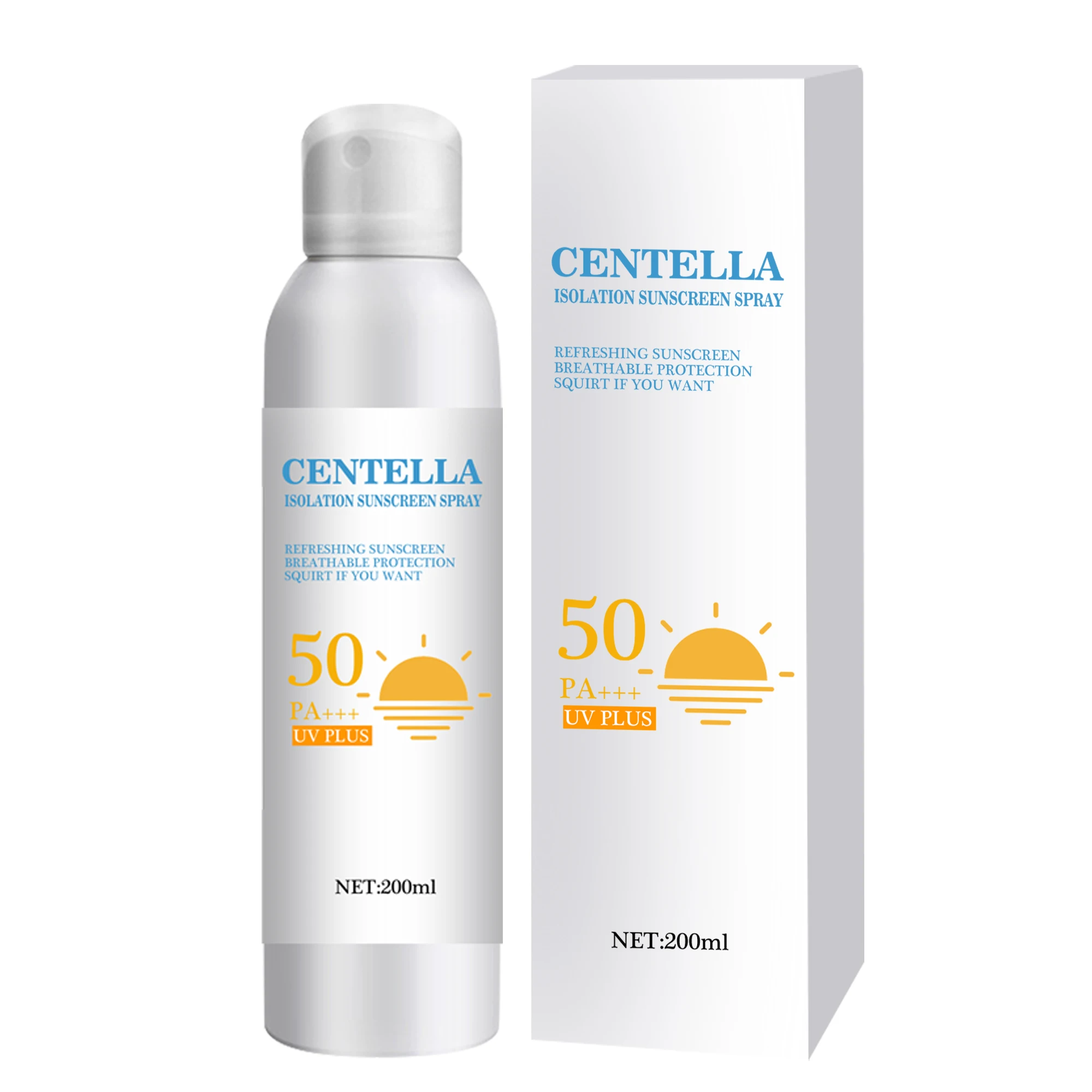 

OEM Private Label Collagen Mist With Sunscreen Spray Sunscreen Face Whitening, White