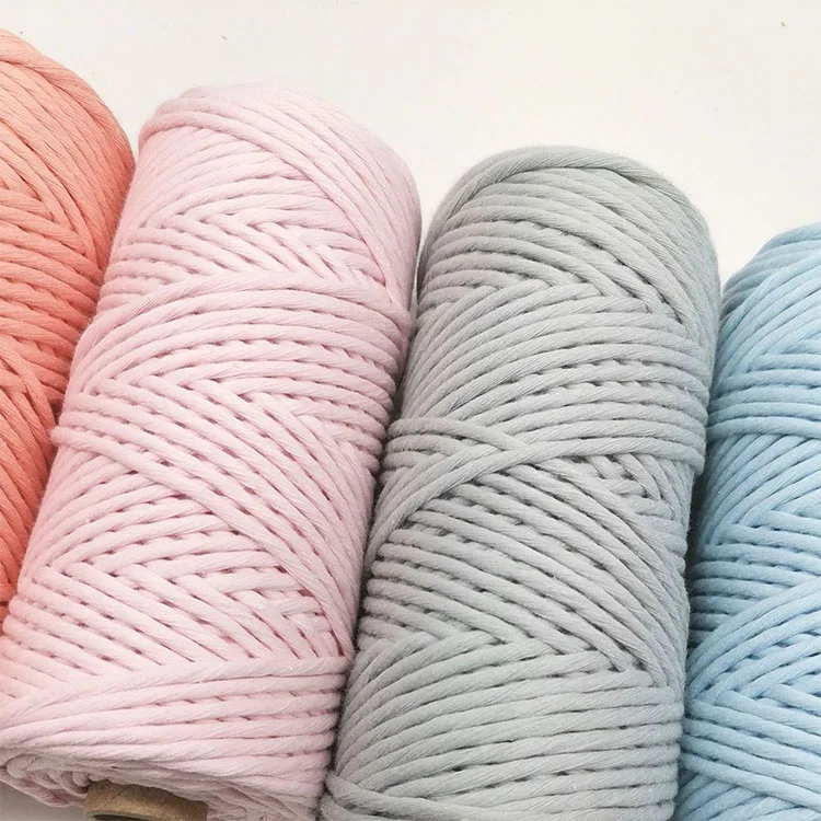 

Wholesale macrame cord 3mm single strand cotton cord