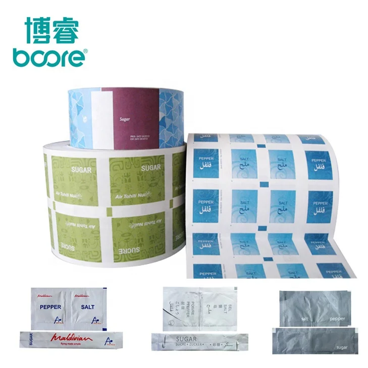 
Sugar sachet paper sugar stick paper salt and sugar packing paper roll 